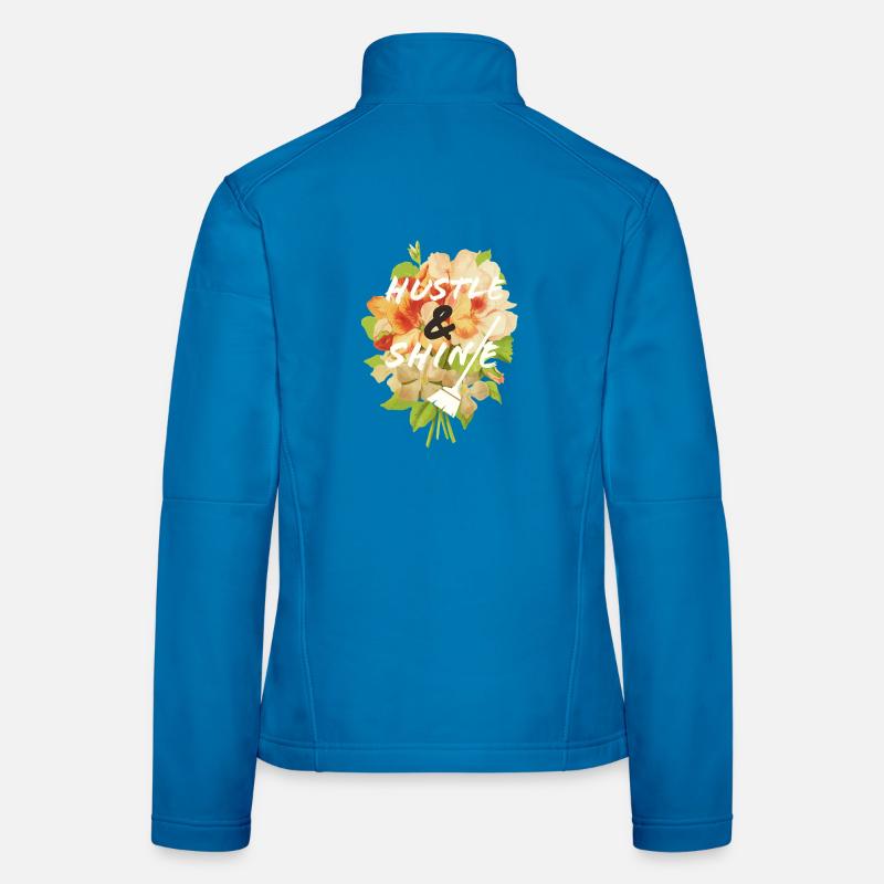 Hustle & Shine - Women's Softshell Jacket - light blue