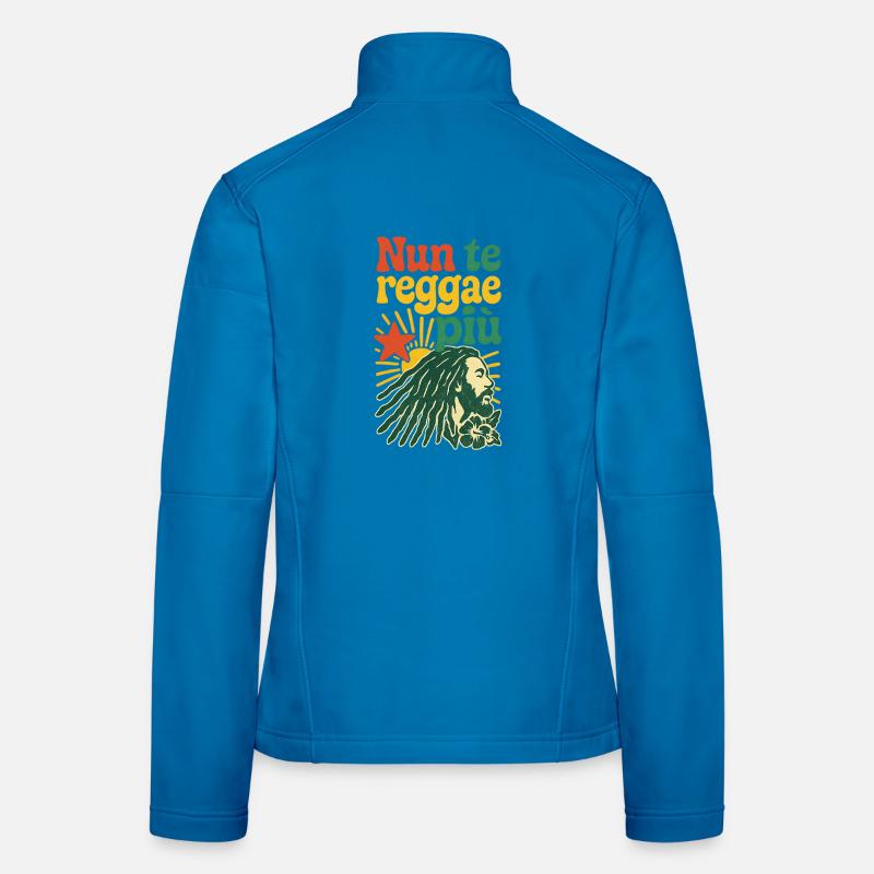 Rasta Reggae Design mit positiver Botschaft Frauen Softshelljacke