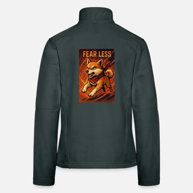 Brave Cane Corso mit Motivationsbotschaft Frauen Softshelljacke