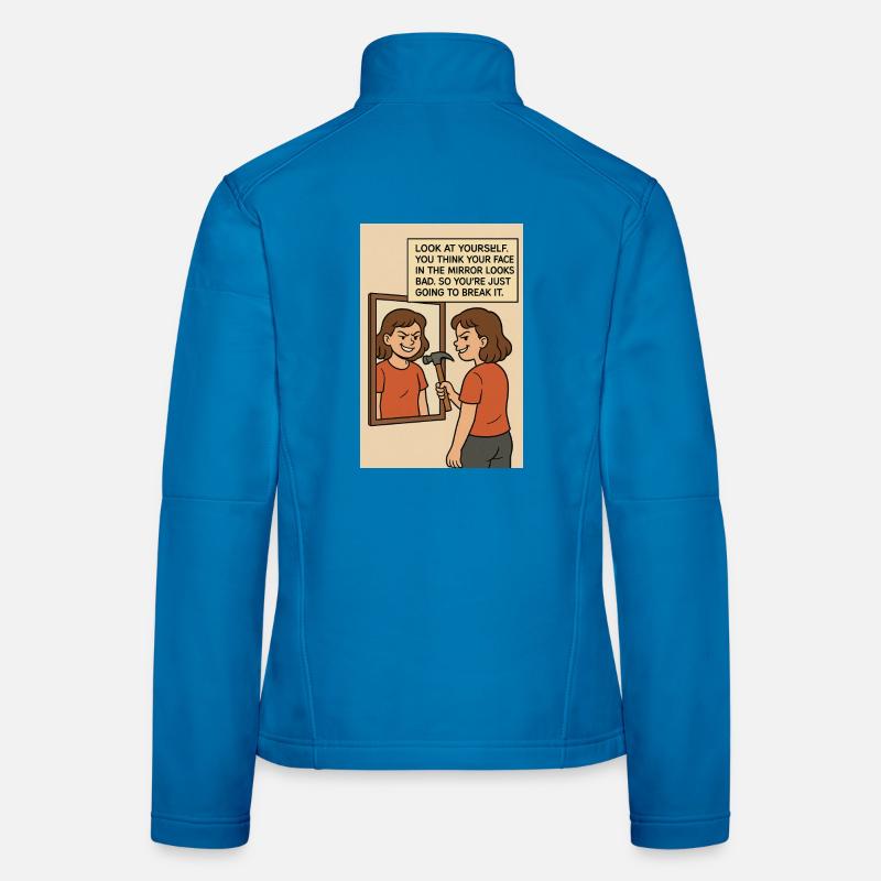 Art moderne Veste en tissu softshell Femme