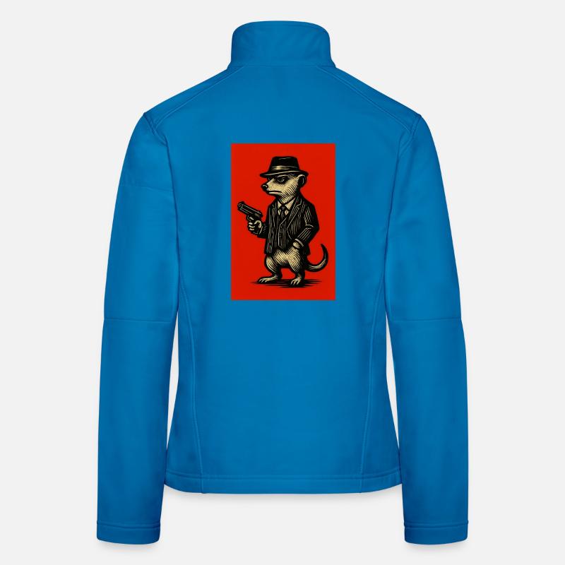 Meerkat Comic Elder 4 Women's Softshell Jacket