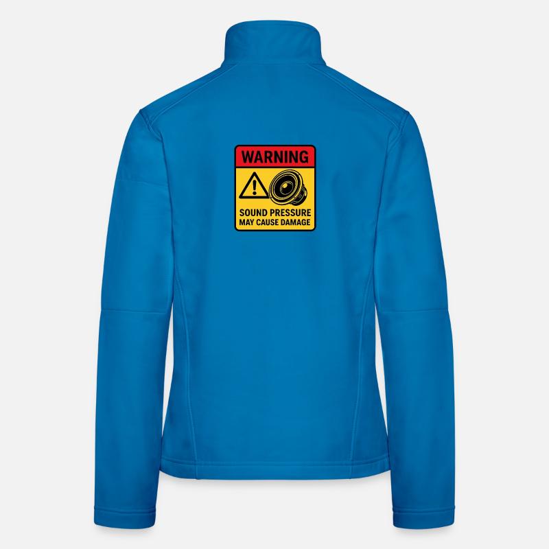 Audio Playback Warning Women's Softshell Jacket