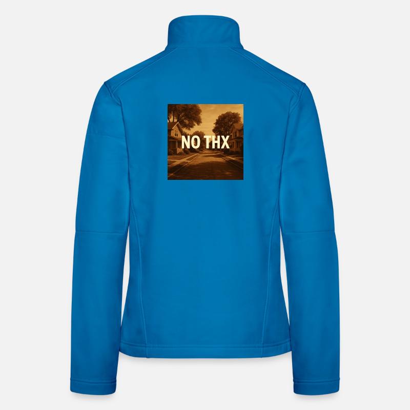 Design de déclaration d’art urbain Veste en tissu softshell Femme