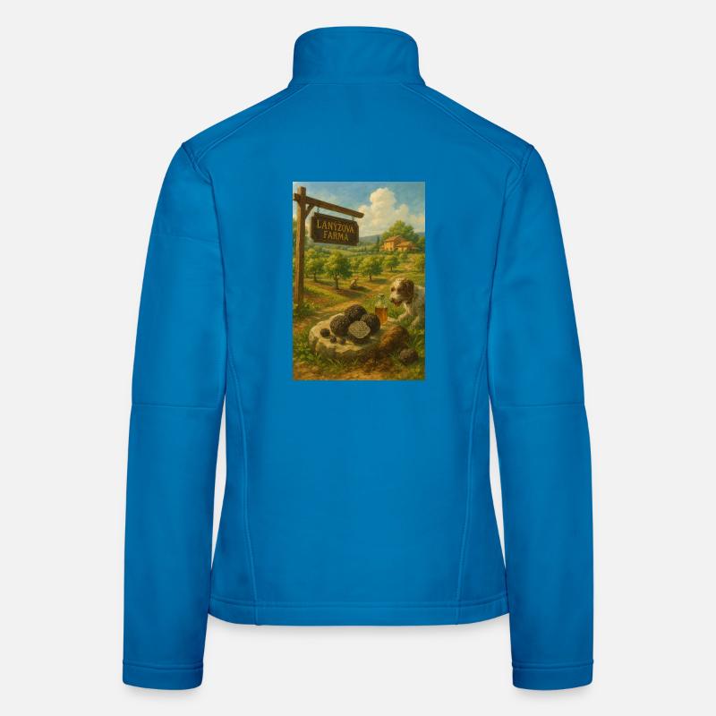 Trüffelfarm Rustikale Landschaft Frauen Softshelljacke