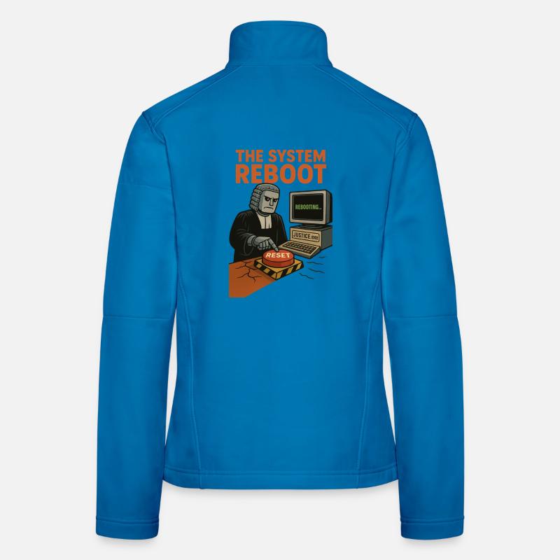 the system reboot Women's Softshell Jacket