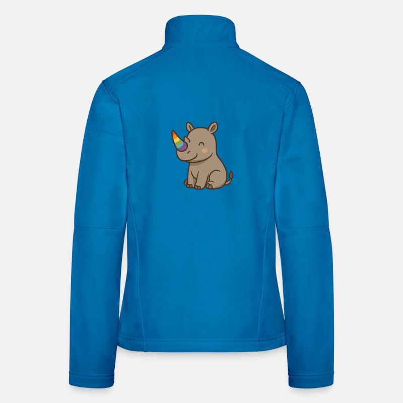 Rainbow Rhino Women's Softshell Jacket