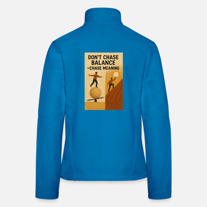 Gleichgewicht Sinnsuche Frauen Softshelljacke