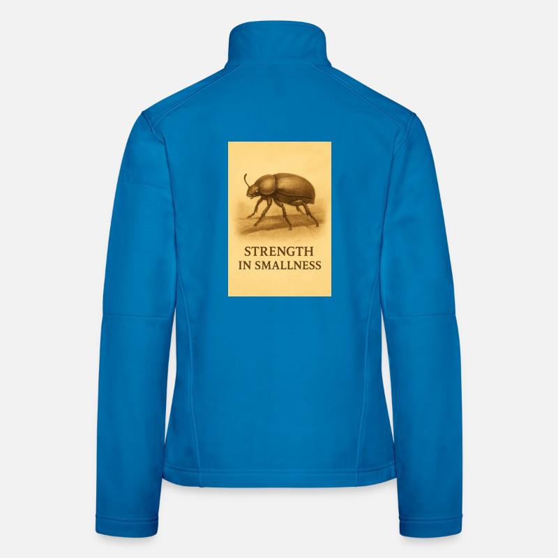La force dans la petitesse Veste en tissu softshell Femme