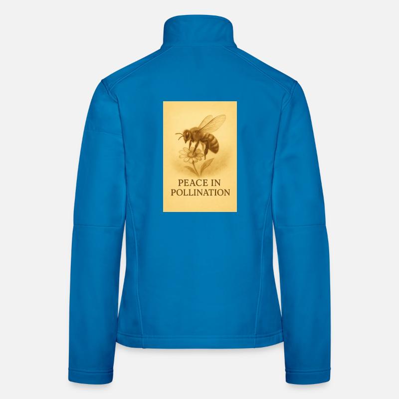 Peace in Pollination Women's Softshell Jacket
