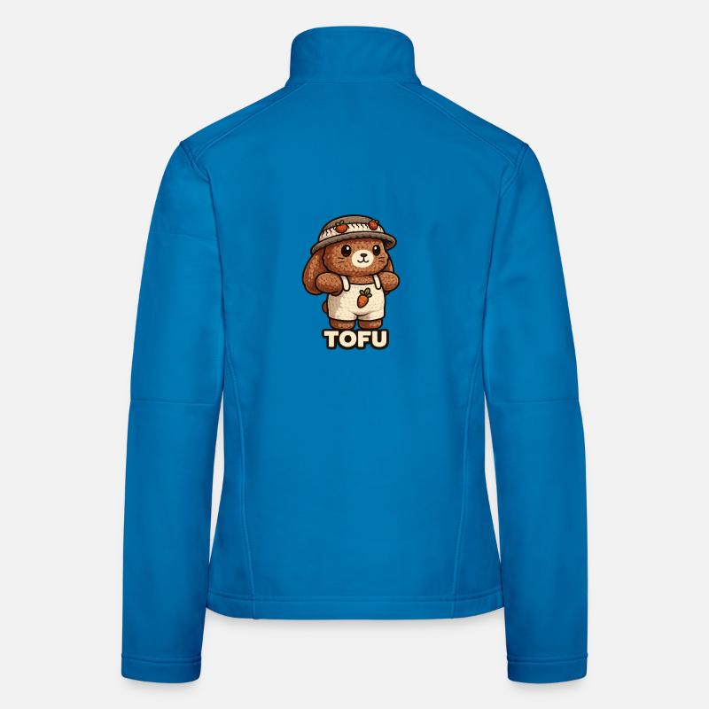 Tofu skull drains rabbit Women's Softshell Jacket