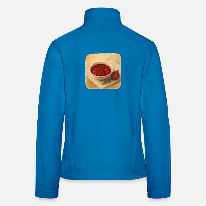 Rote Beete Suppe  Frauen Softshelljacke