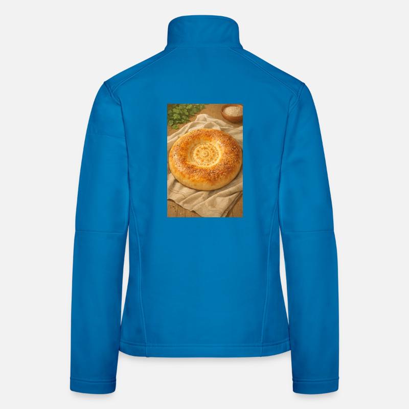 Sesame Ring Bread Women's Softshell Jacket