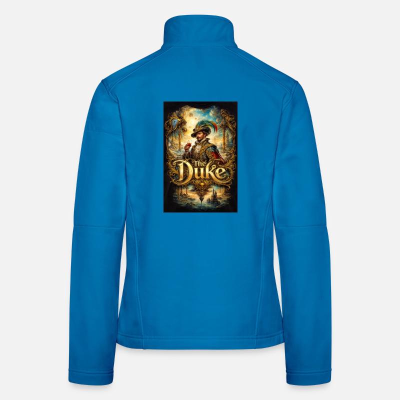 Das Herzogsbarockporträt mit Glas Frauen Softshelljacke