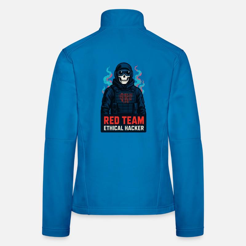 Cyber-Red-Team ethischer Hacker Frauen Softshelljacke
