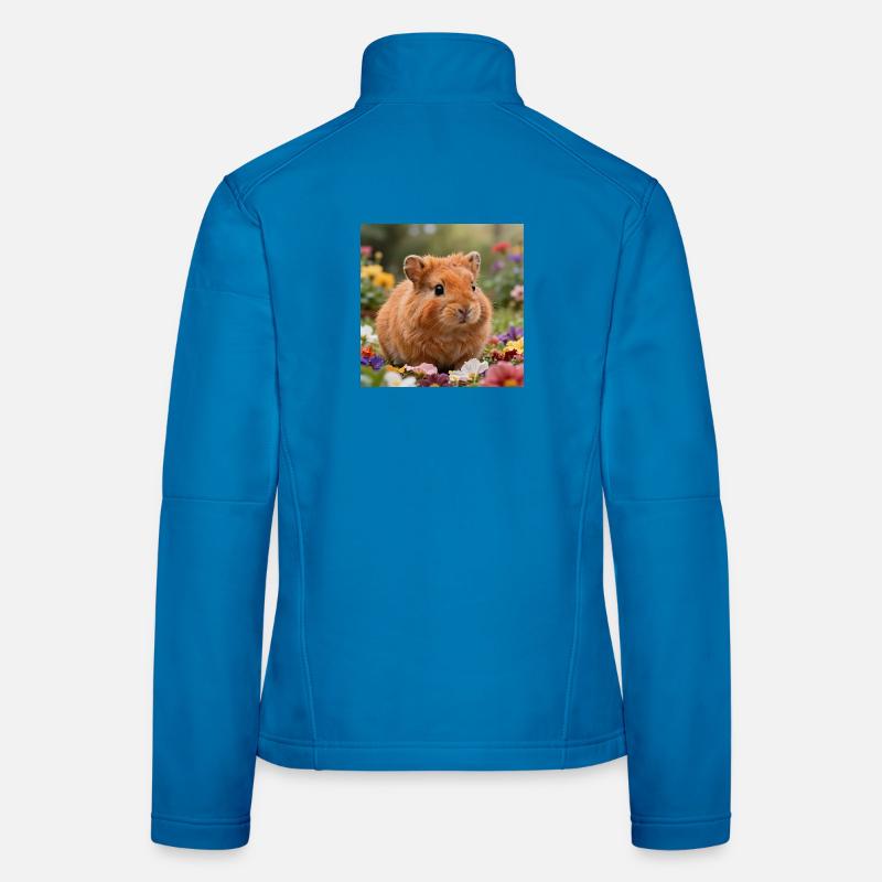 Blumiger Hamstertraum Frauen Softshelljacke