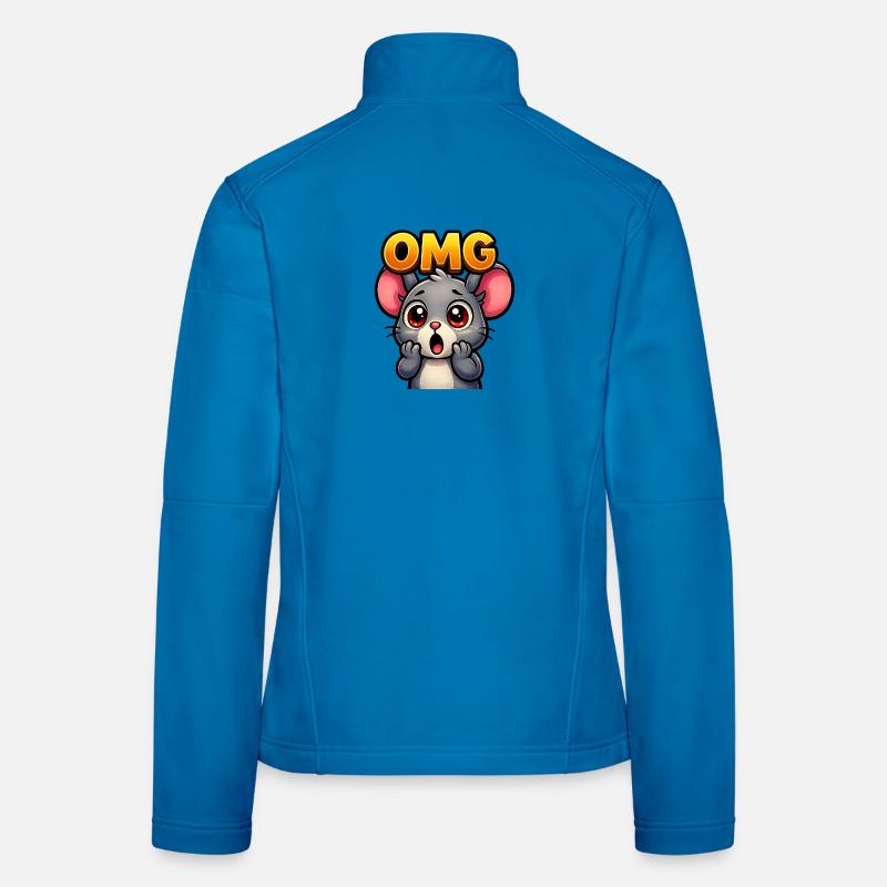OMG Maus  Frauen Softshelljacke