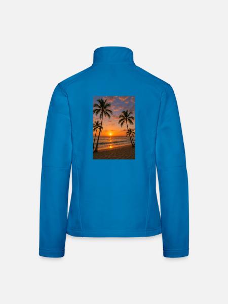 RockyZoo28 - Women's Softshell Jacket - light blue - Back