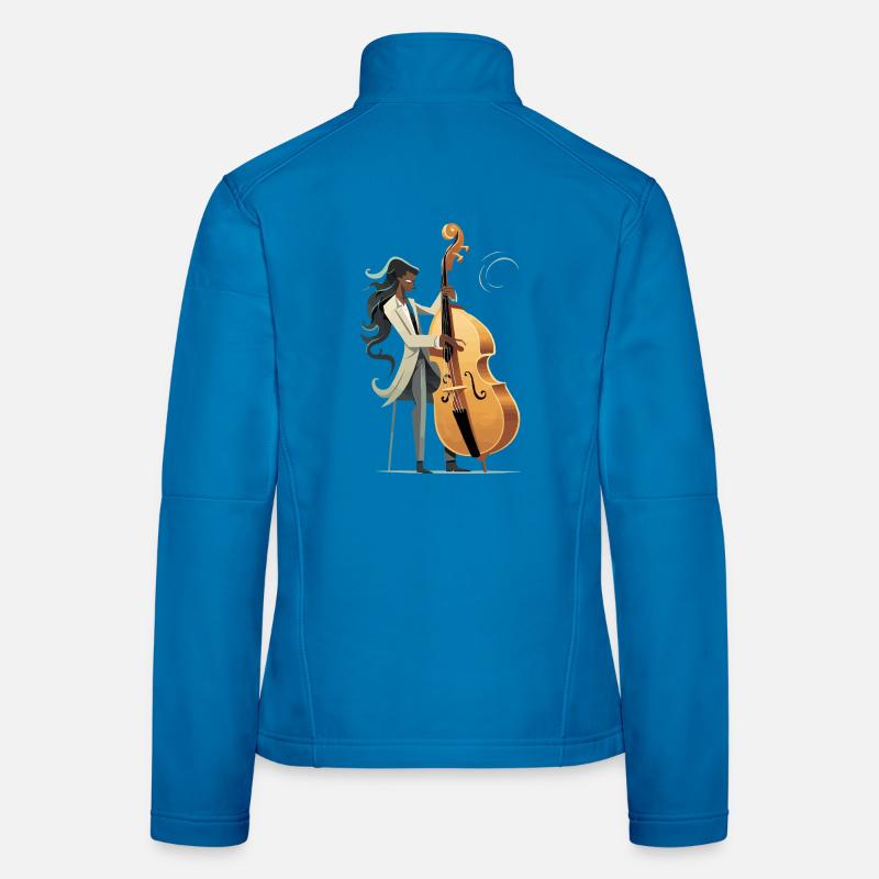 Cello master in modern style Women's Softshell Jacket