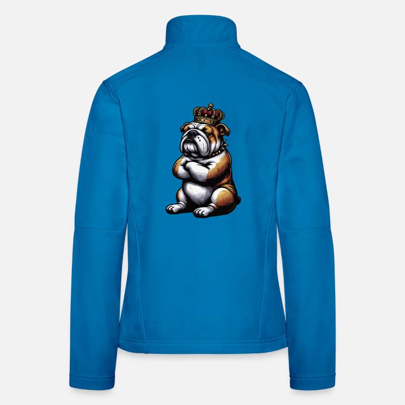 Bouledogue anglais Bully Bully Propriétaire Bullyfan Veste en tissu softshell Femme