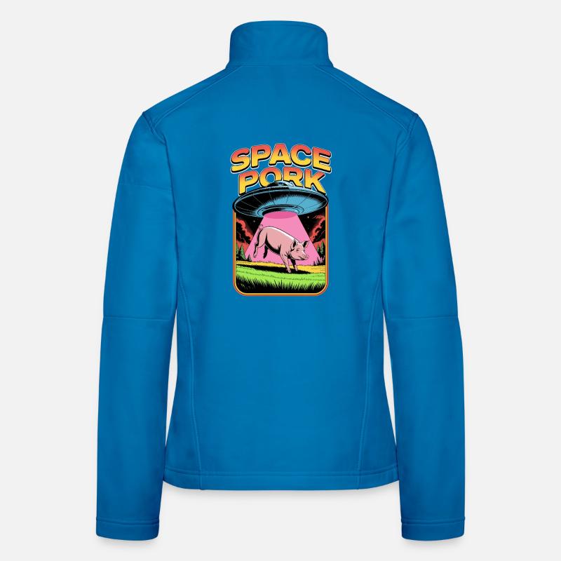 Weltraumschweinefleisch Frauen Softshelljacke