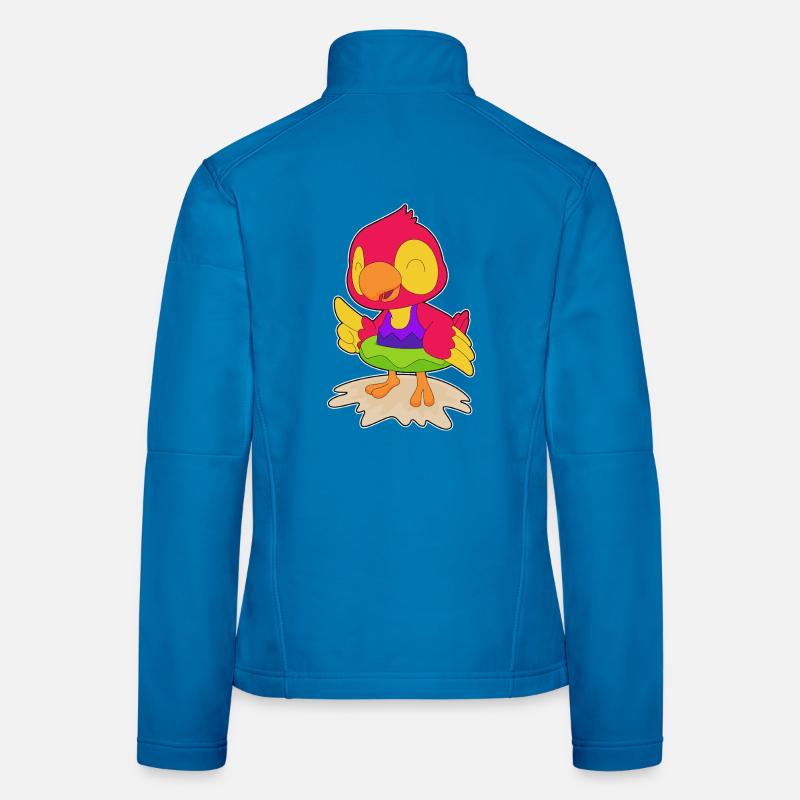 Été de la baignée de baignée de Parrot Beach Veste en tissu softshell Femme