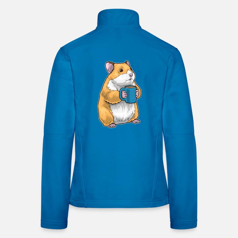 Tasse de café pour hamster Veste en tissu softshell Femme
