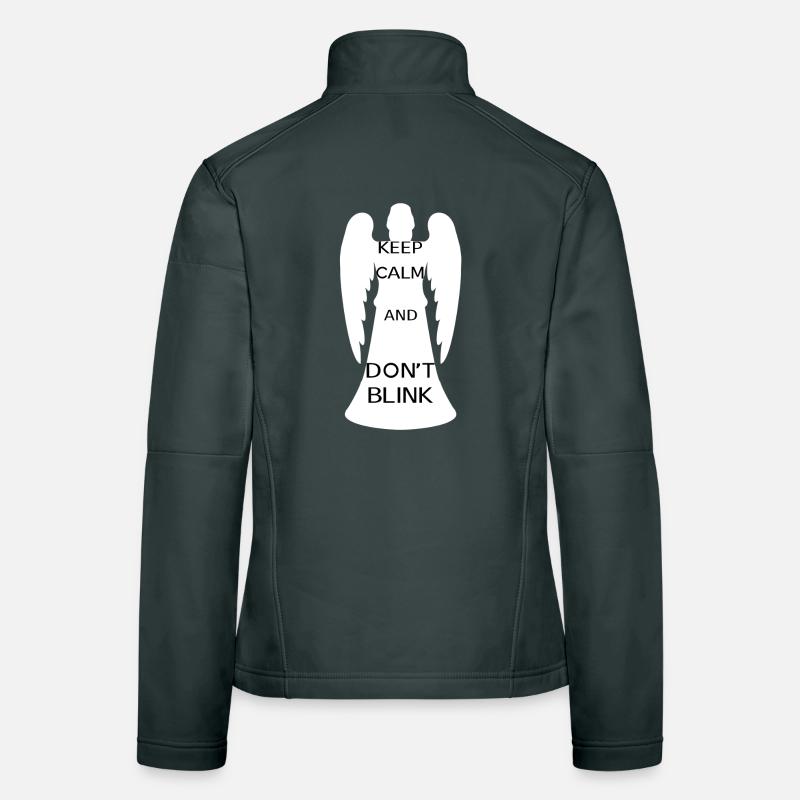 Keep calm and don't blink Women's Softshell Jacket