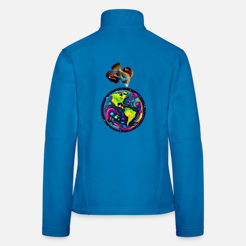 Fish and its planet Women's Softshell Jacket