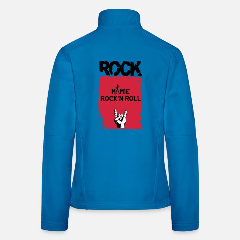 Oma Rock'n Roll Frauen Softshelljacke