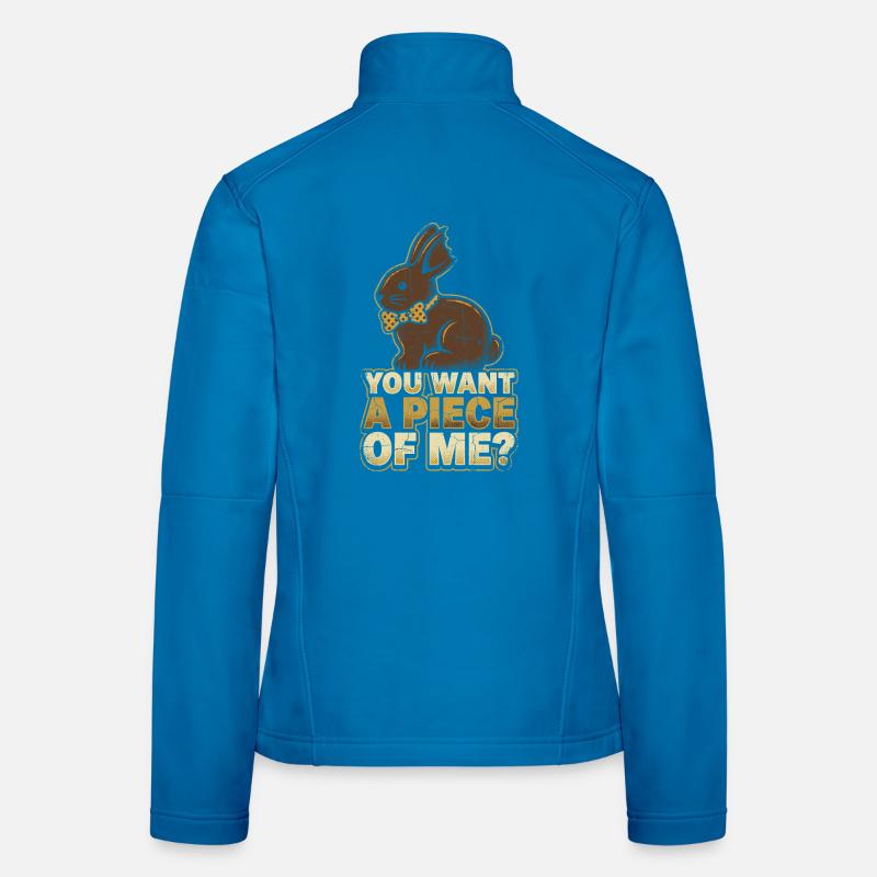 Hase mit Fliege – Du willst ein Stück von mir Frauen Softshelljacke