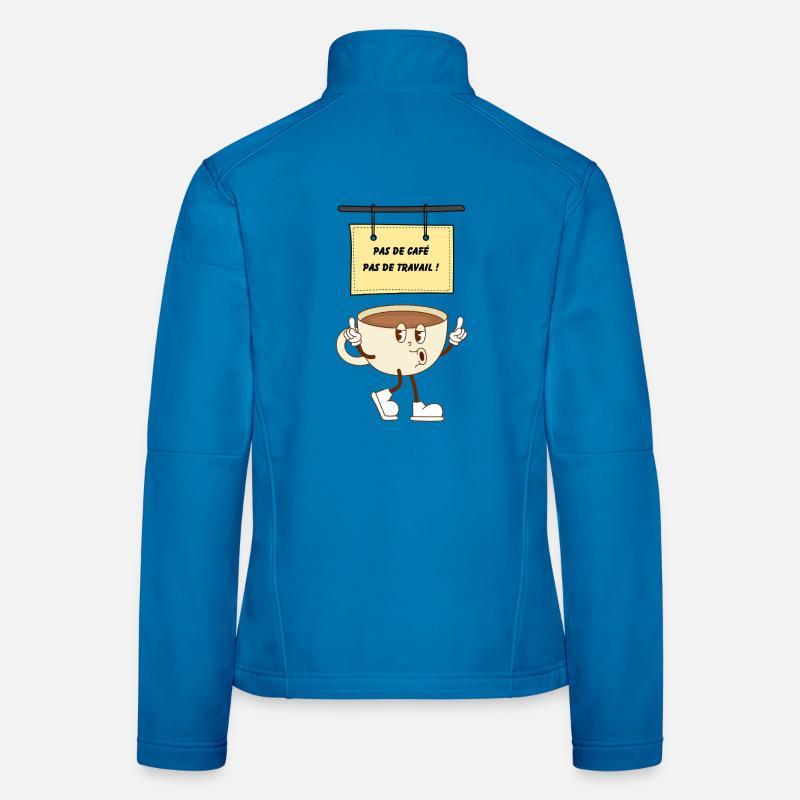 Pause café Veste en tissu softshell Femme