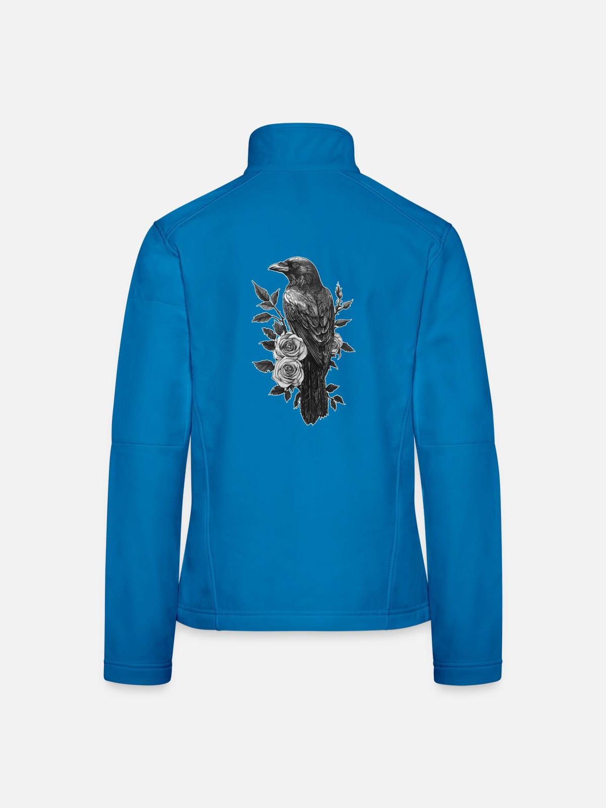 Rabe - Frauen Softshelljacke - Lichtblau - Hinten