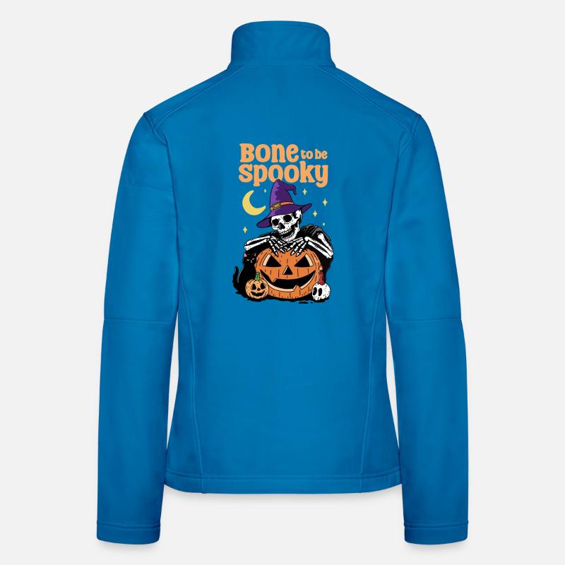 Knochen, um gruselig zu sein - Frauen Softshelljacke - Lichtblau