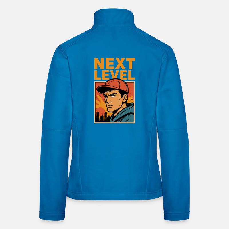 Next Level Retro Helden Frauen Softshelljacke