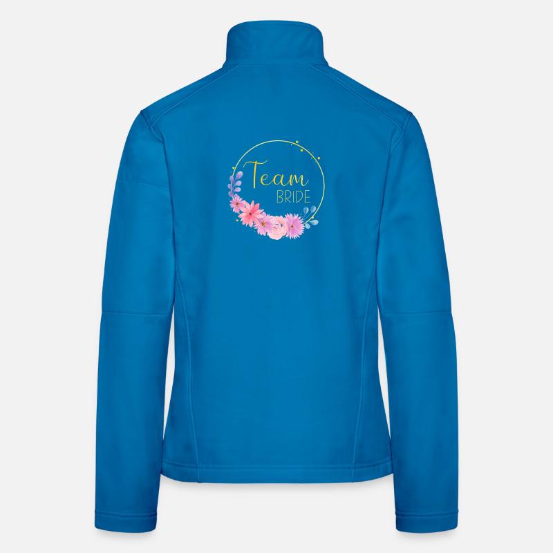 Équipe Bride Veste en tissu softshell Femme