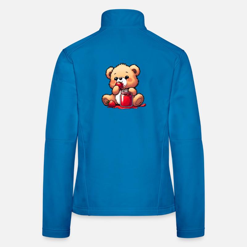 Bärchen Teddybär Bär - Frauen Softshelljacke - Lichtblau