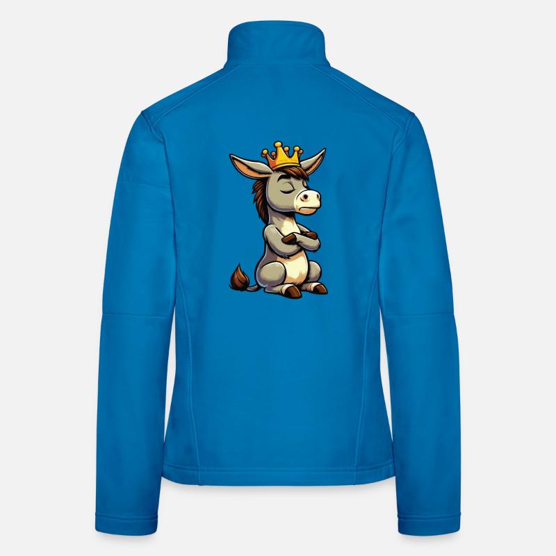 Esel Eselchen Eselhalter Muli Langohresel Muli Frauen Softshelljacke