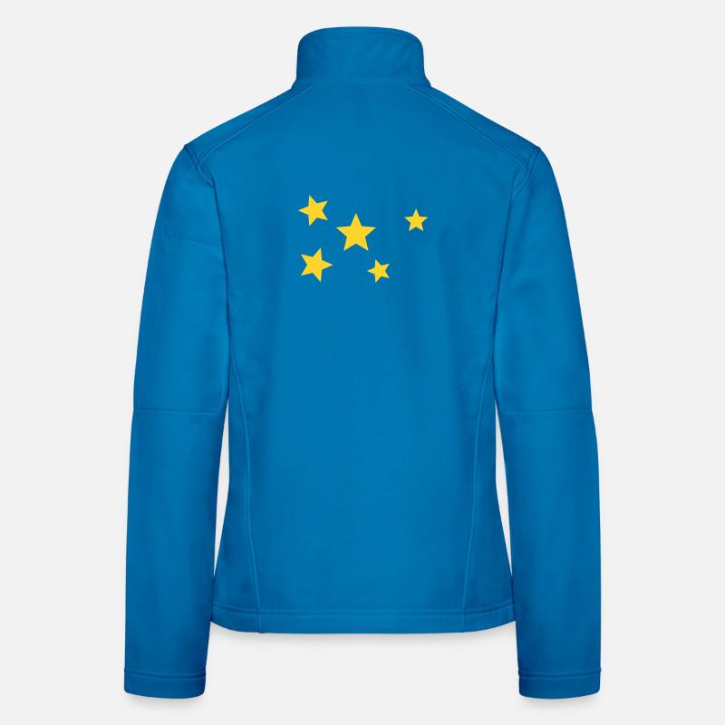 Sterne Frauen Softshelljacke