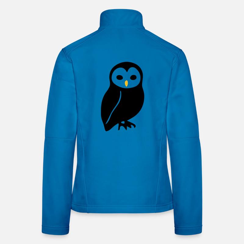 Hibou Veste en tissu softshell Femme
