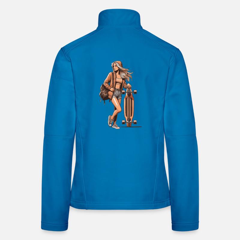Longboard Veste en tissu softshell Femme