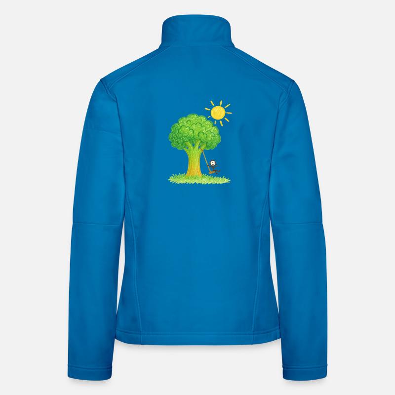 Broccoli Tree Swingin’ Days Women's Softshell Jacket
