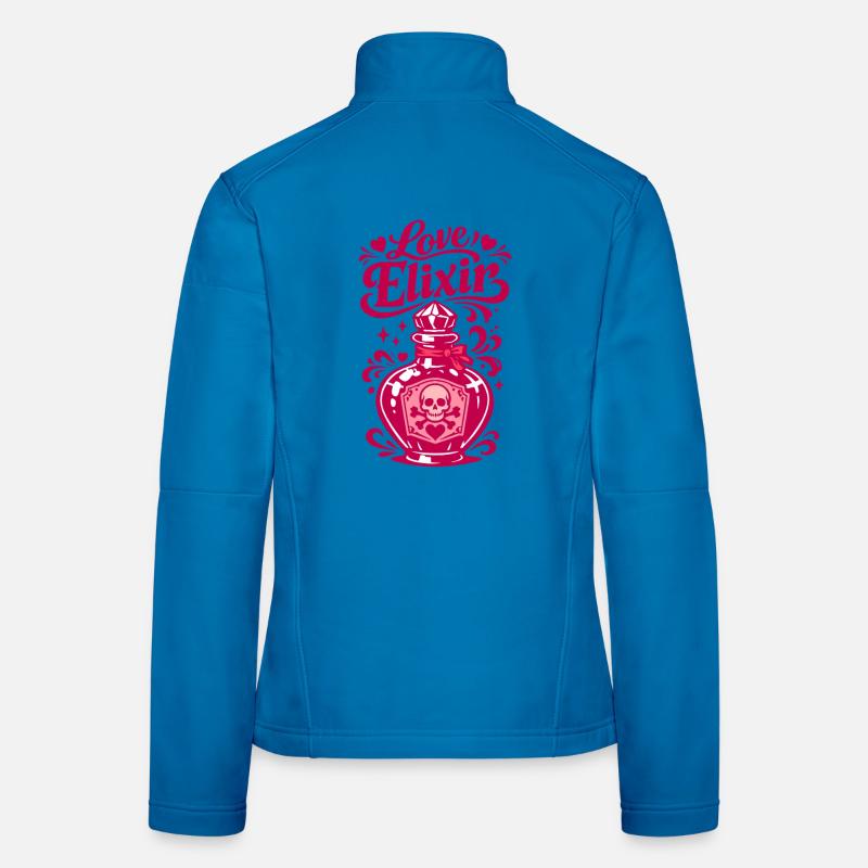 Love Elixir Herzflasche | Valentins Tag Frauen Softshelljacke