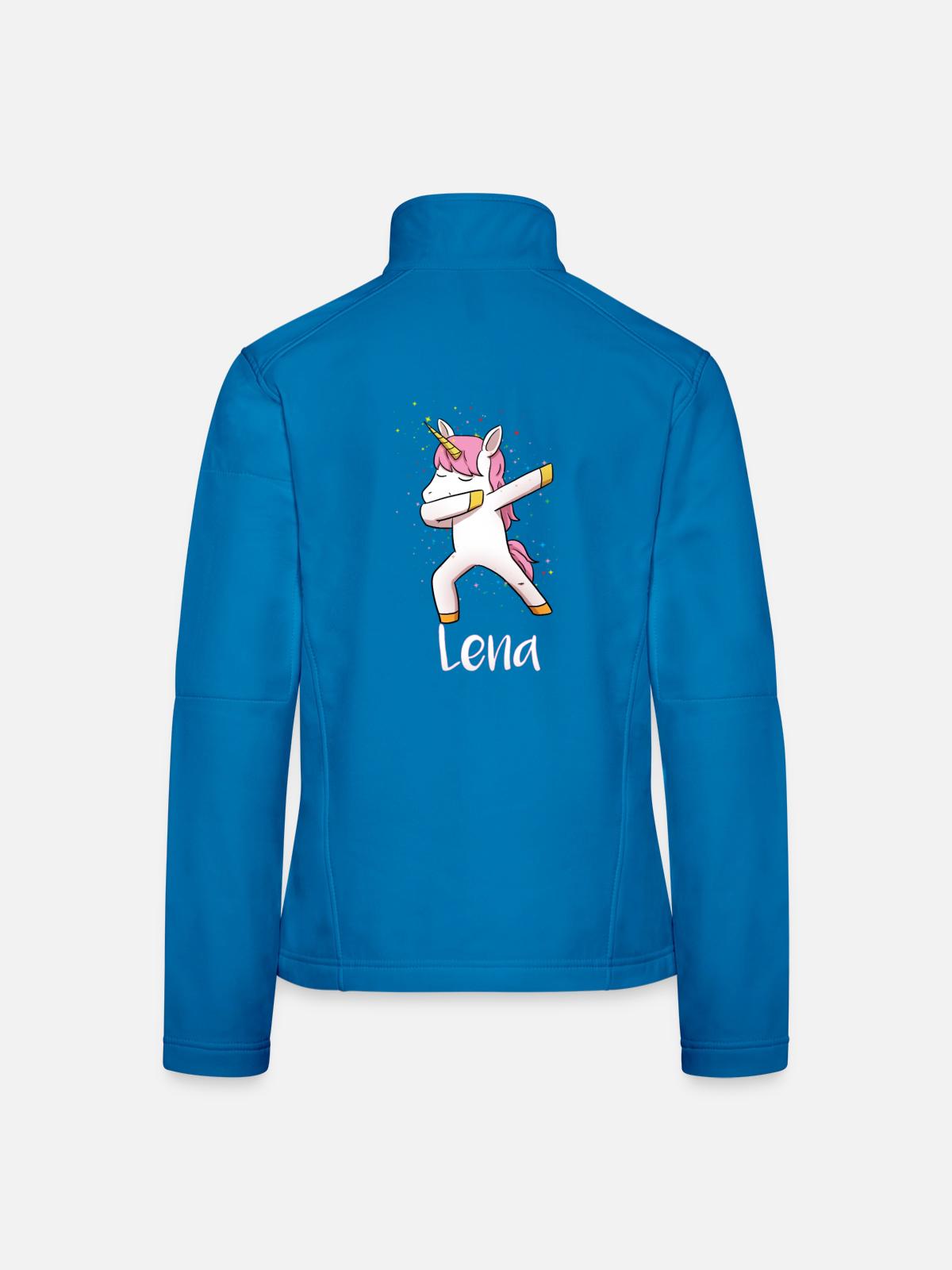 Lena - Frauen Softshelljacke - Lichtblau - Hinten