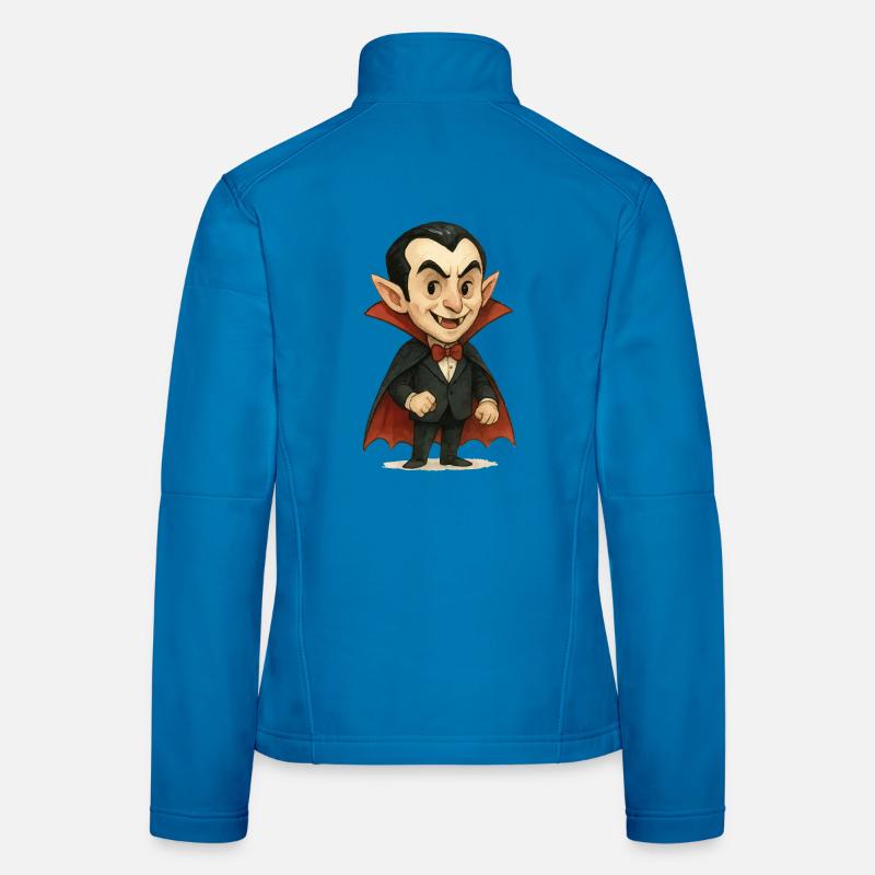 Bande dessinée de vampire Veste en tissu softshell Femme