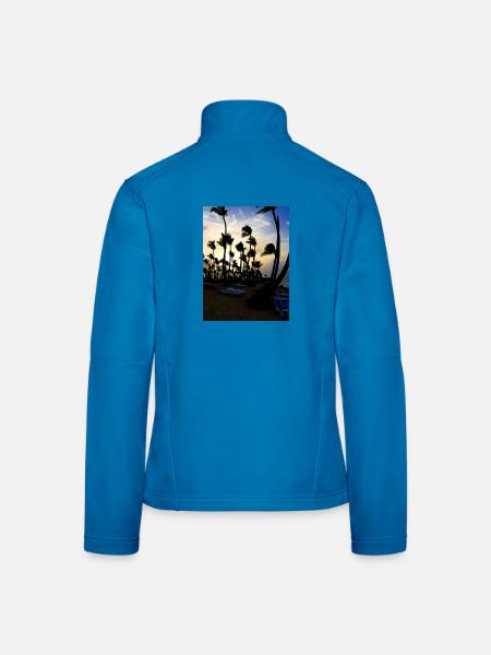 Palm - Frauen Softshelljacke - Lichtblau