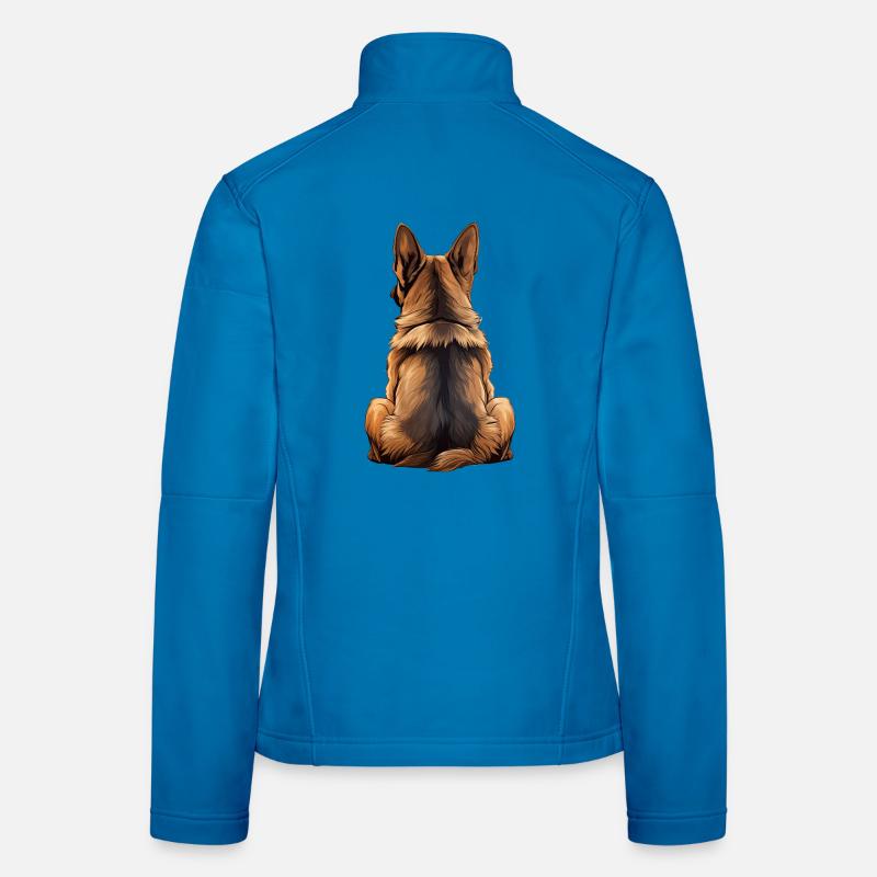 Deutscher Schäferhund Frauen Softshelljacke