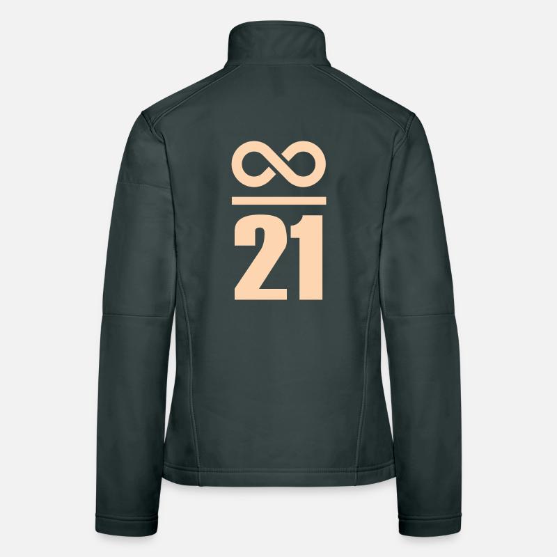 Infinite by 21 million Bitcoin Infinity Women's Softshell Jacket