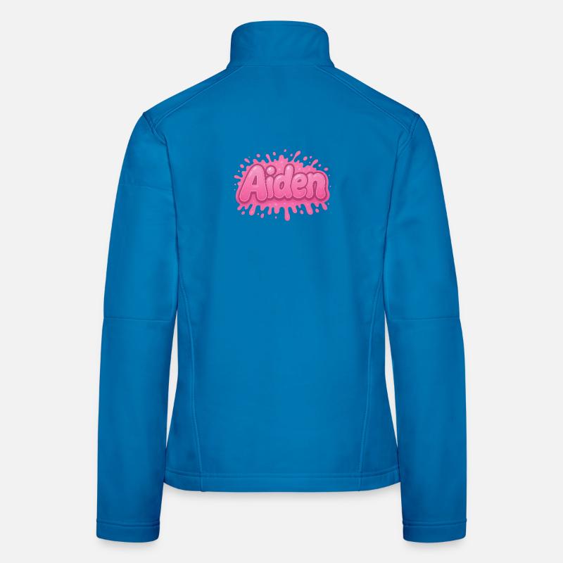 Graffiti Aiden Personalized name ideal gift printable on Women's Softshell Jacket