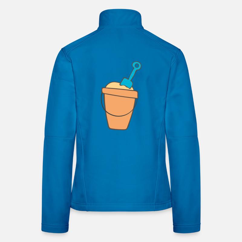 Strandkübchen mit Schaufel Frauen Softshelljacke