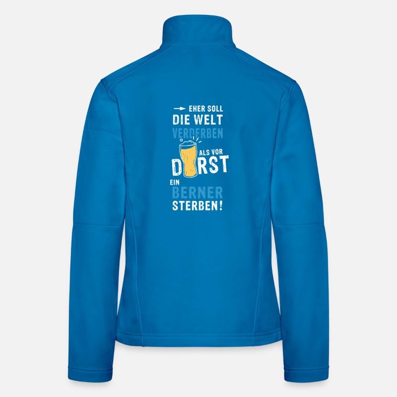 Rather, the world should perish Women's Softshell Jacket